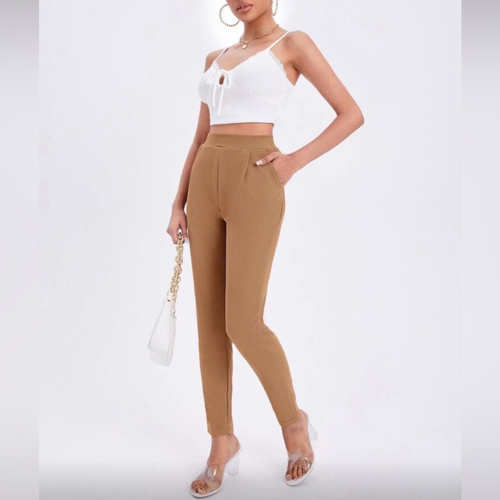 SHEIN slant pocket skinny pant